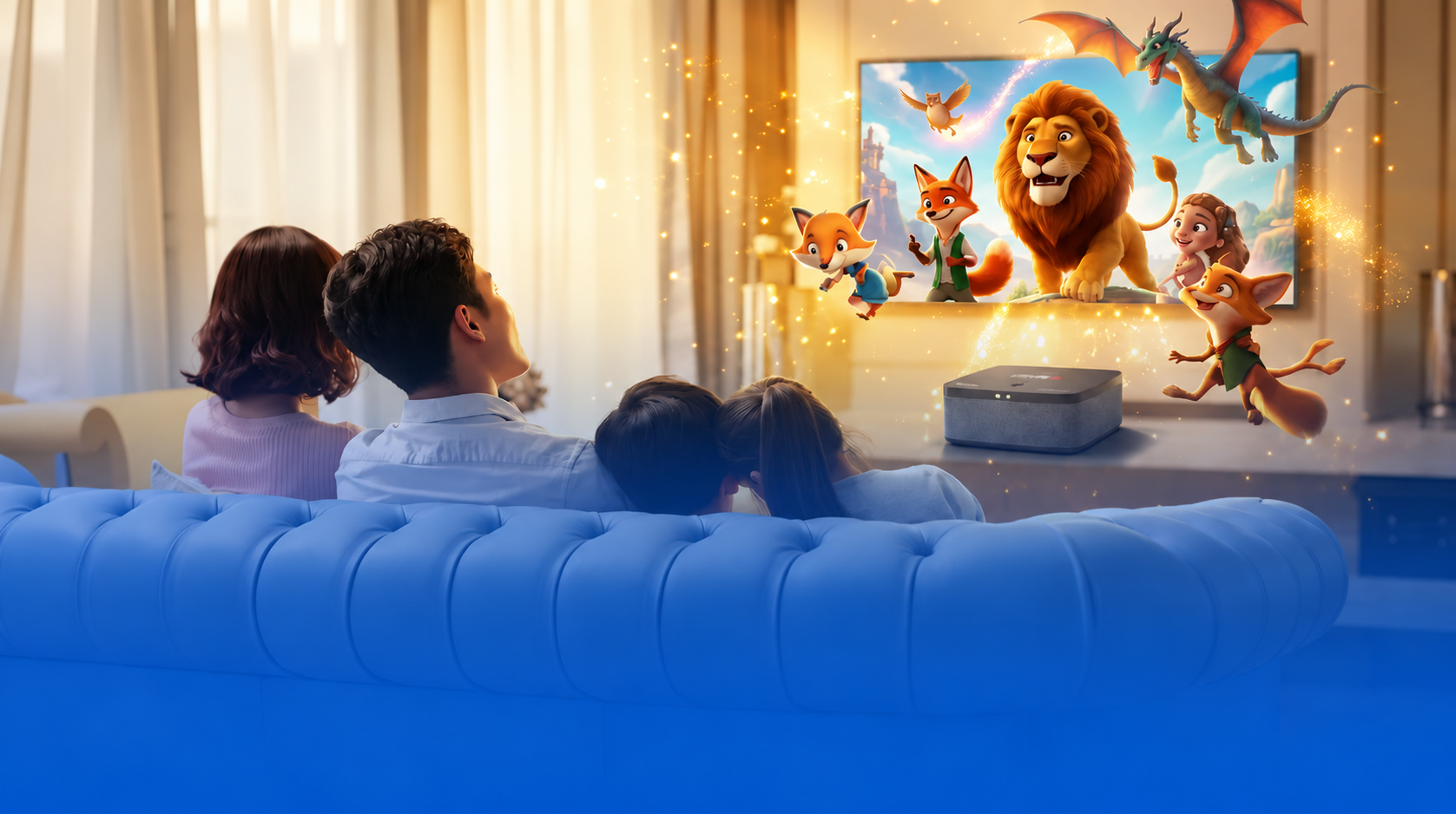 IPTV entertainment display